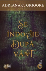 coperta cărții se îndoaie după vânt